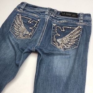 PREMIUM L.A. IDOL MIDRISE BOOT JEANS 33x34 💎